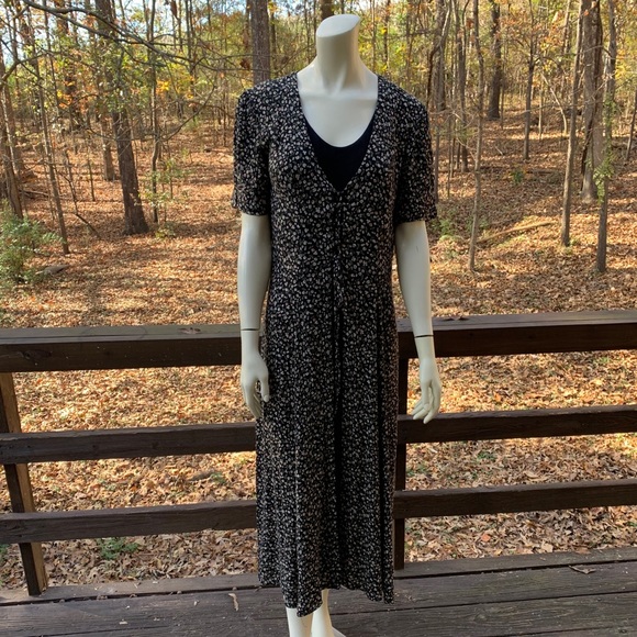 Brett Alixander Dresses & Skirts - Vintage Grunge Floral Corset Maxi Dress